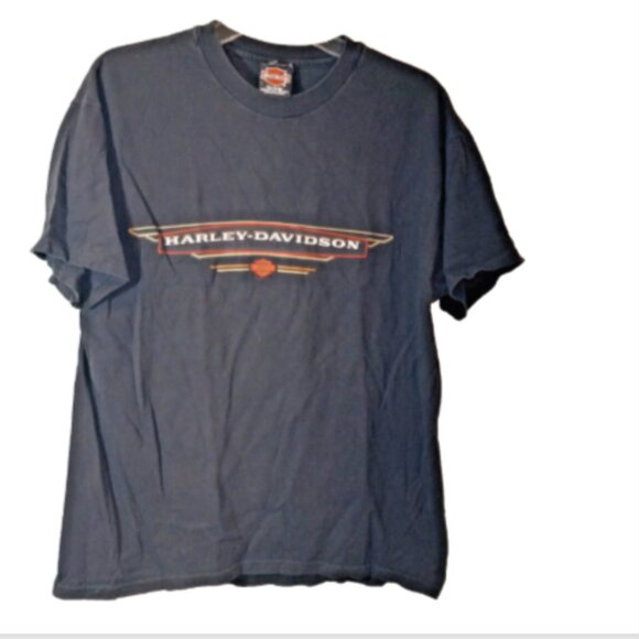 Harley-Davidson Men’s T-Shirt Sz L Black Atlanta GA Dealer Tee Short Sleeve - Picture 3 of 15